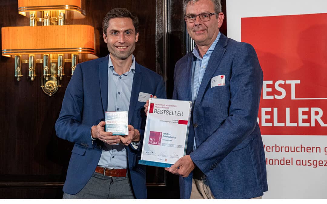 sanotact® Elektrolyte Plus erhält den BESTSELLER Award